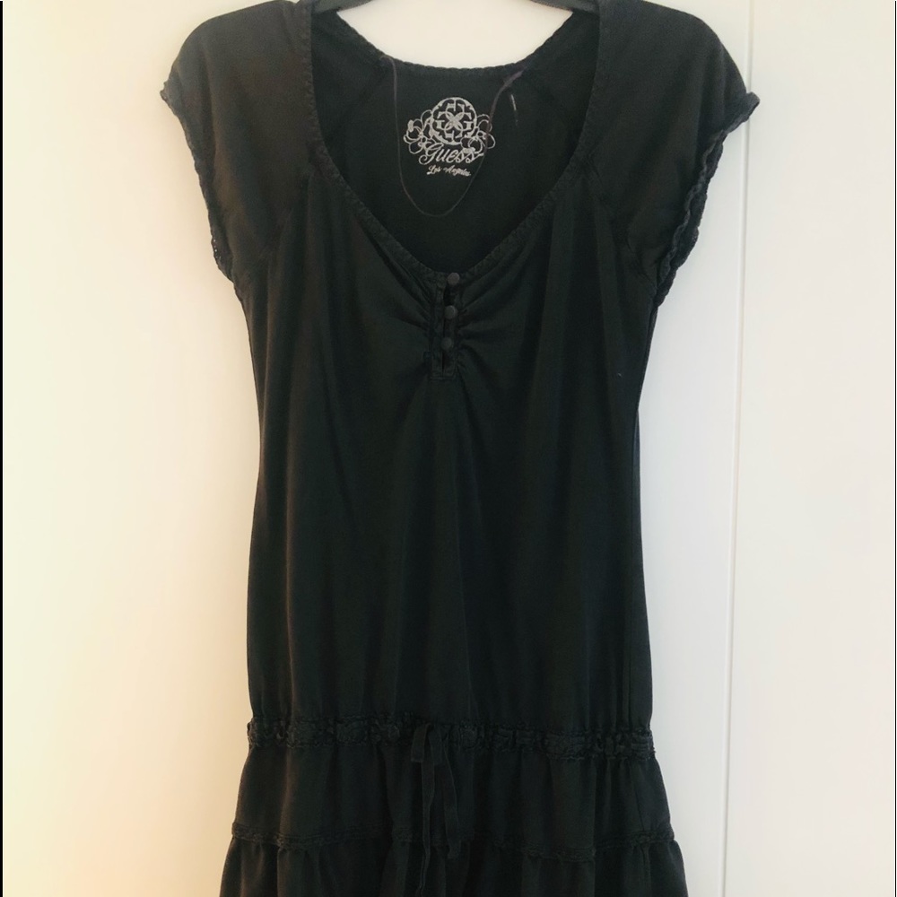 Guess mini sundress, black size small